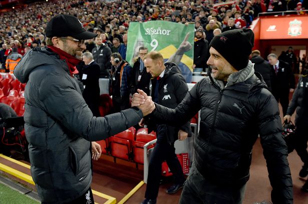 Klopp and Guardiola Klopp and Guardiola