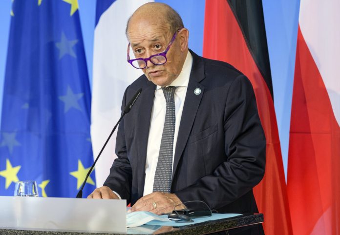 Foreign Minister Jean-Yves Le Drian