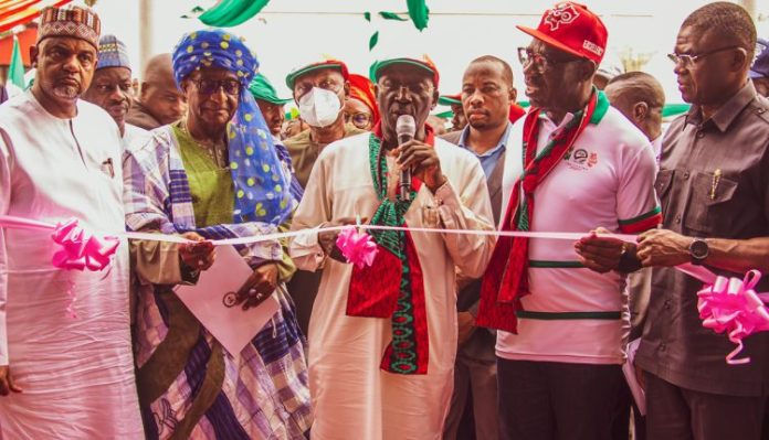 Obaseki, PDP Nat’l Chair Commission 700-Capacity Park Terminal In Benin
