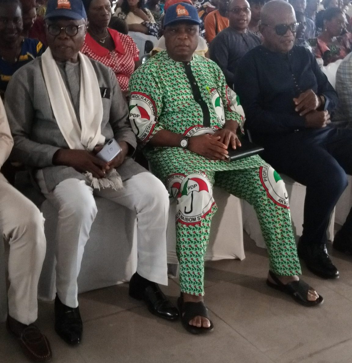 Iniama with his teeming supporters - THEWILL NEWS MEDIA