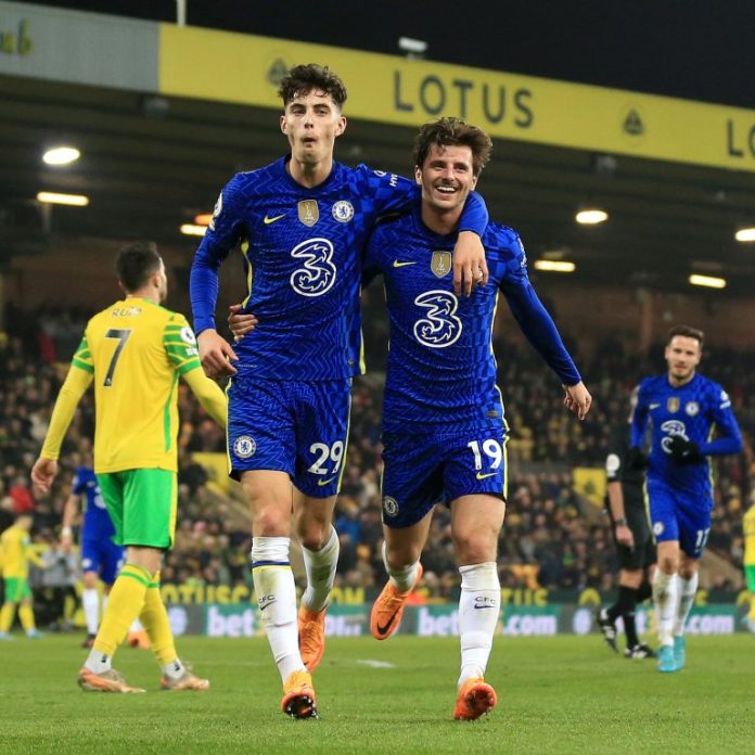 Chelsea Beat Norwich 3-1