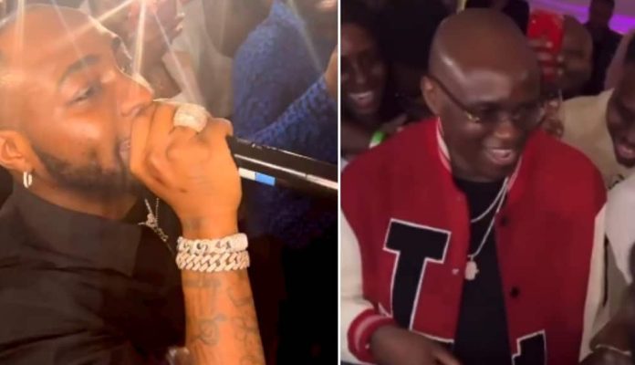 Flamboyant UK Pastor Tobi Adegboyega Sprays Davido Pounds In Night Club Flamboyant UK Pastor Tobi Adegboyega Sprays Davido Pounds In Night Club