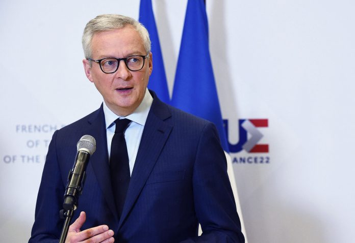 French Finance Minister, Bruno Le Maire