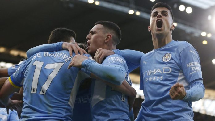 Man City Comfortable 4-1 Win Against City Rivals United Man City Comfortable 4-1 Win Against City Rivals United