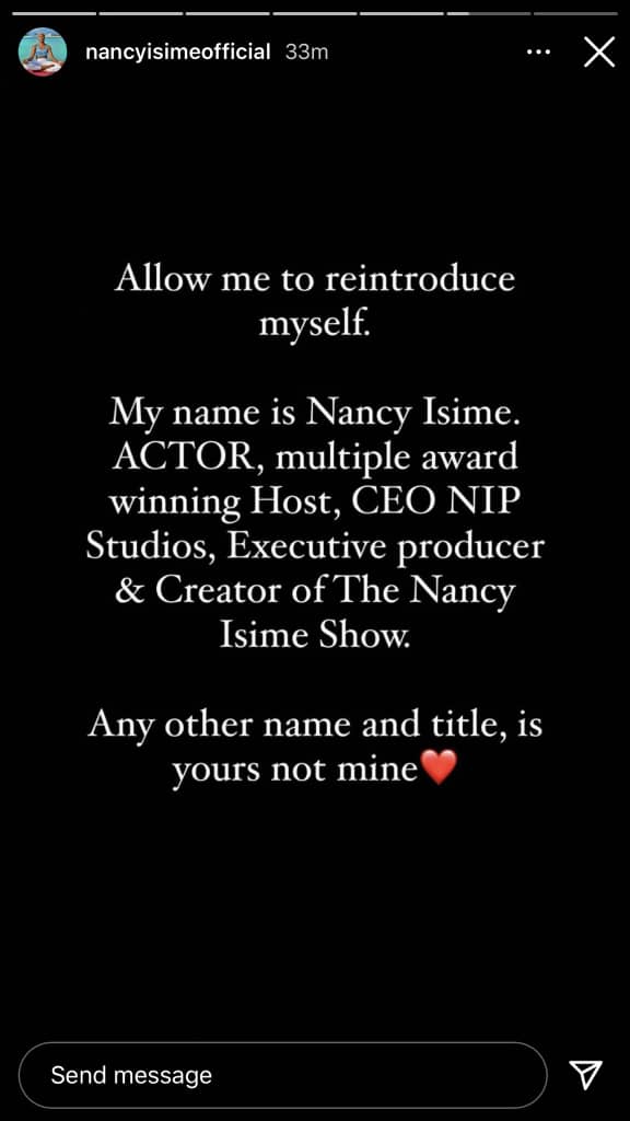 Nancy Isime Response (3) - THEWILL NEWS MEDIA Nancy Isime Response (2)
