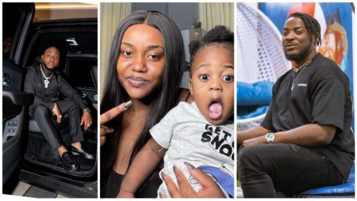 Davido, Chioma & son, Ifeanyi/ Peruzzi