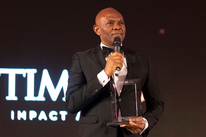 TIME Magazine Honours Tony Elumelu With TIME100 Impact Award TIME Magazine Honours Tony Elumelu With TIME100 Impact Award