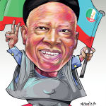 2023: APC Survives Implosion, Elects New NWC Adamu APC Caricature