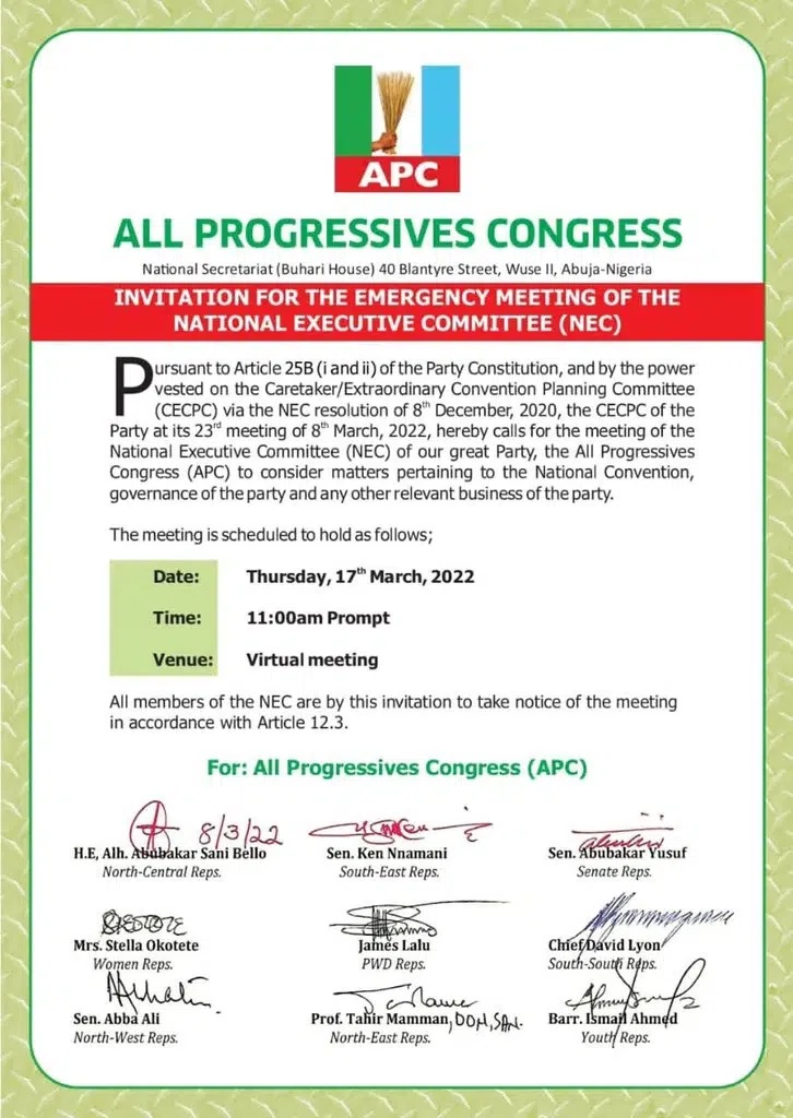 apc letter - THEWILL NEWS MEDIA apc letter
