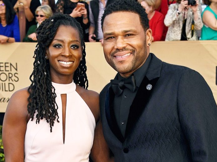 Anthony Anderson and wife Anthony Anderson and wife