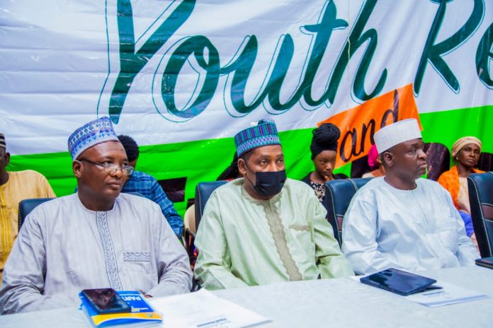 L- r Rt Hon Gambo Saliu, National Convener Dr Jibril Tafida and Engineer Bello Bichi at the fund raising occasion in Kano. L- r Rt Hon Gambo Saliu, National Convener Dr Jibril Tafida and Engineer Bello Bichi at the fund raising occasion in Kano.