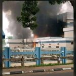 Fire Guts Central Bank Of Nigeria Building In Benue