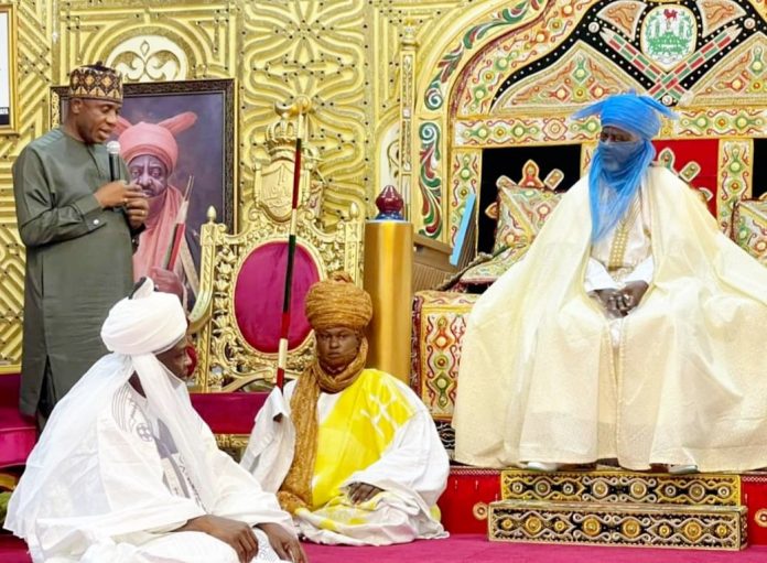 Emir of Kano, Aminu Ado Bayero and Amaechi