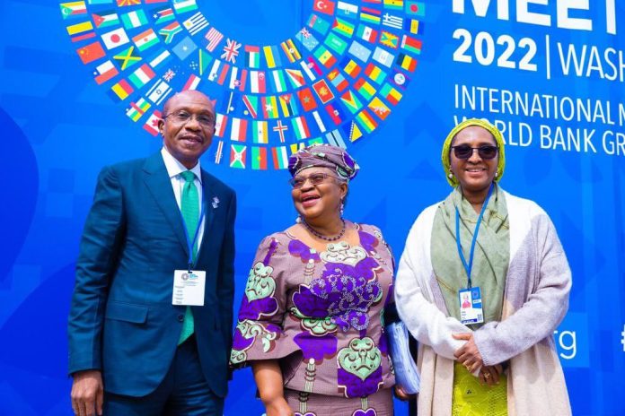 the Director-General of the World Trade Organisation, Dr. (Mrs.) Ngozi Okonjo-Iweala @NOIweala ; and the Honourable Minister of Finance, Budget and National Planning, Mrs. Zainab Shamsuna Ahmed