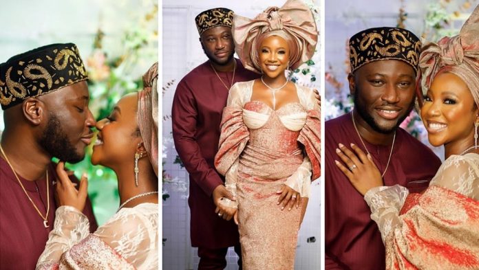Ini Dima-Okojie's Fiancé Ini Dima-Okojie & Fiancé