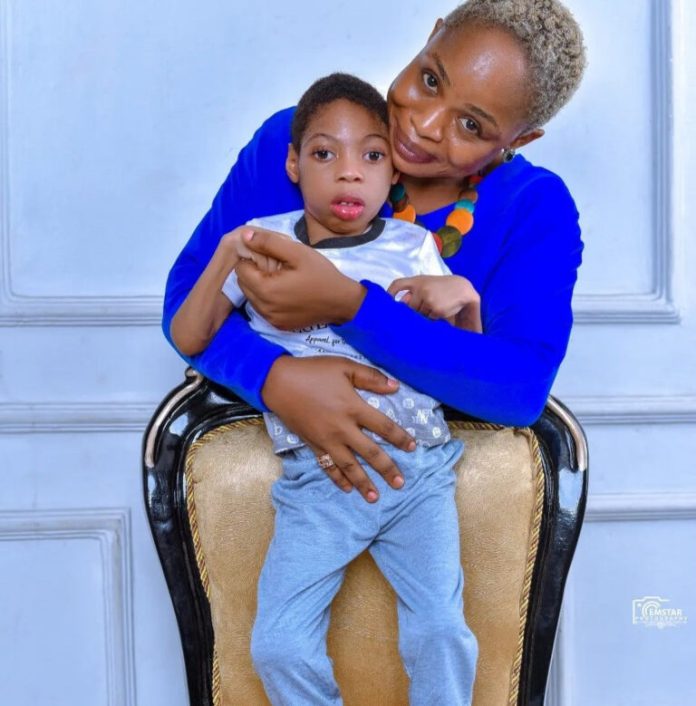 Jodie and son