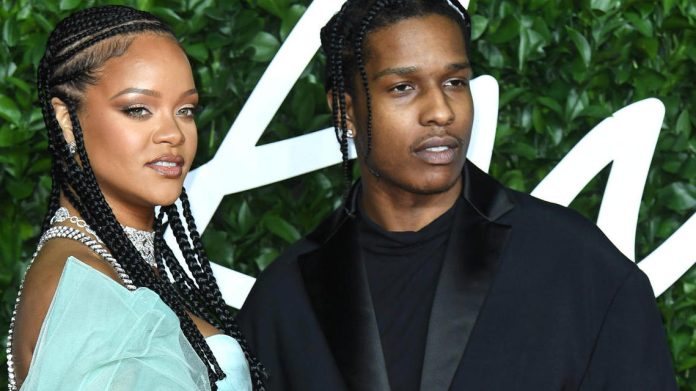 Rihanna Pregnant Rihanna and A$AP Rocky attending the Fashion Awards 2019 at the Royal Albert Hall, Kensington Gore, London. Picture dated December 2nd, 2019. Picture credit should read: Doug Peters/EMPICS PUBLICATIONxNOTxINxUKxIRL Copyright: xDougxPetersx 65053131