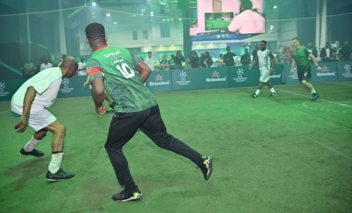 Seedorf Takes UCL Trophy Tour To Abuja Seedorf Takes UCL Trophy Tour To Abuja