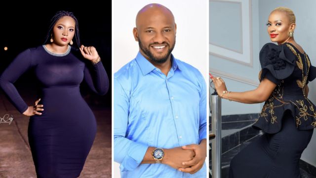 Yul Edochie, May Edochie, Judy Austin Yul Edochie, May Edochie, Judy Austin