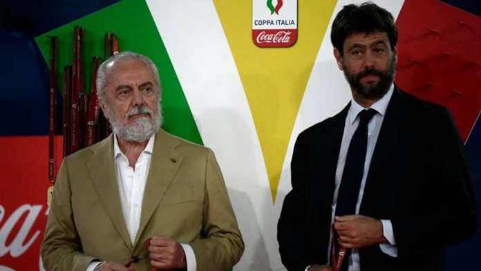 Andrea Agnelli and Aurelio De Laurentiis