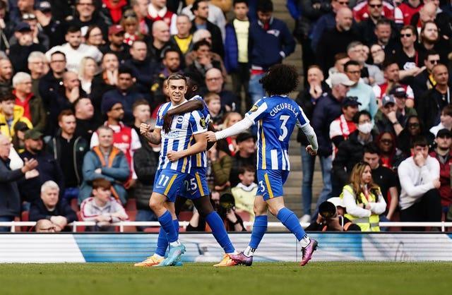 Arsenal vs Brighton and Hove Albion _ Emirates Stadium, London England.