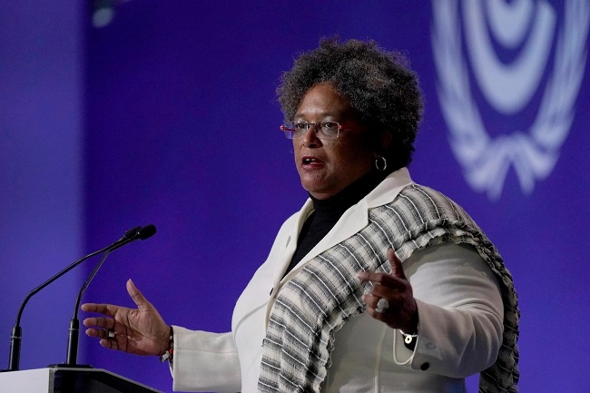 Barbadian Prime Minister Mia Mottley Barbadian Prime Minister Mia Mottley