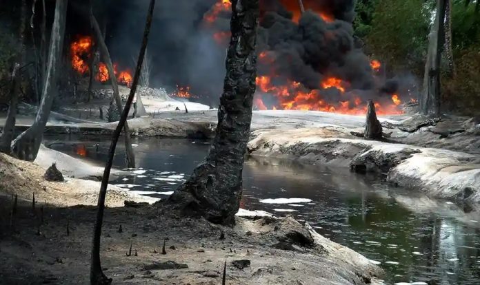 illegal refinery fire illegal refinery fire