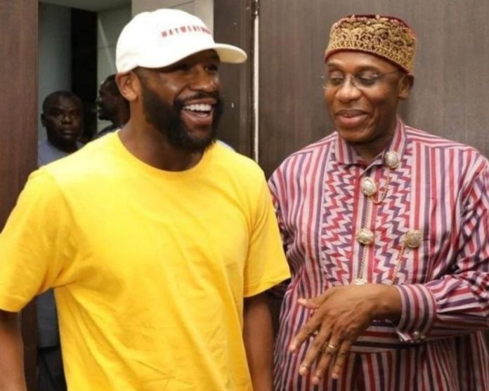 Mayweather Meets Amaechi Mayweather Meets Amaechi