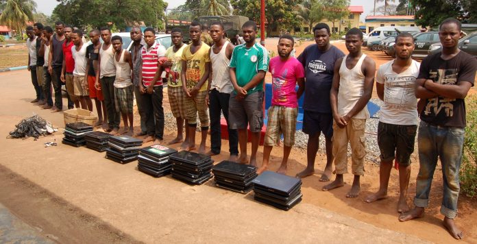 Suspected-fraudsters-recently-arrested-by-security-operatives fraudsters