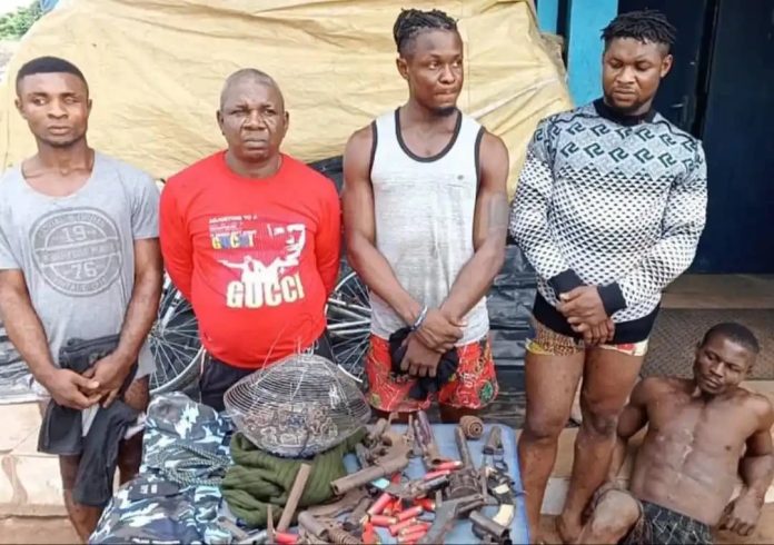 Arrested suspects Arrested suspects