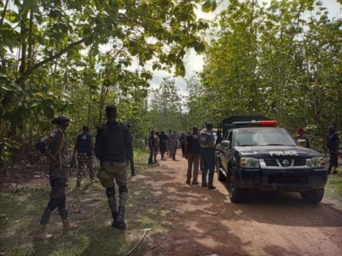 police-in-forest