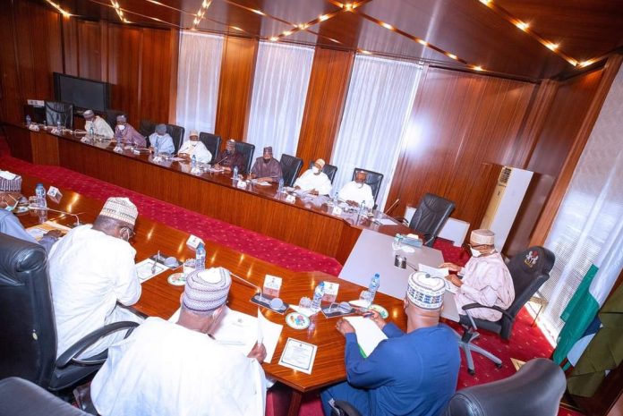 Buhari meeting with APC Northern Governors