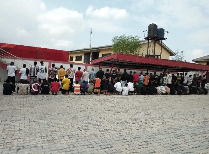 EFCC Arrests 92 Internet Fraud Suspects In Port Harcourt EFCC Arrests 92 Internet Fraud Suspects In Port Harcourt
