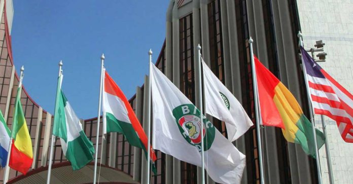 Ecowas country flags Ecowas country flags