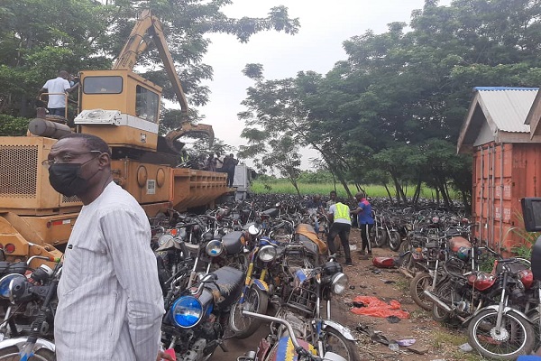Crushes Motorcycles