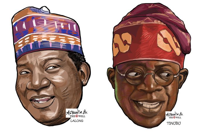 TINUBU AND LALONG CARICATURE