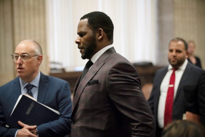R. Kelly appears for a hearing at Leighton Criminal Court Building in Chicago R Kelly