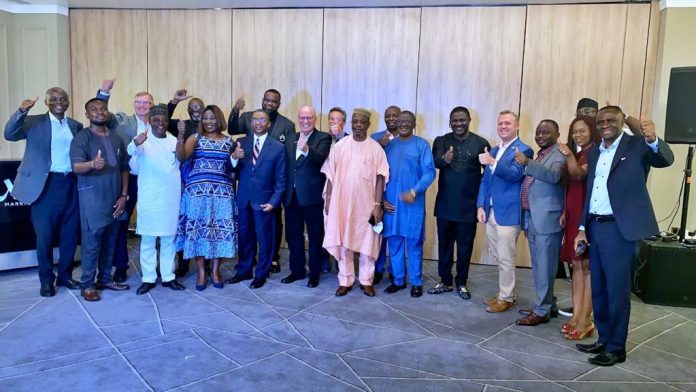 U.S. SEC and Nigerian agribusiness experts at the reception hosted by USSEC.