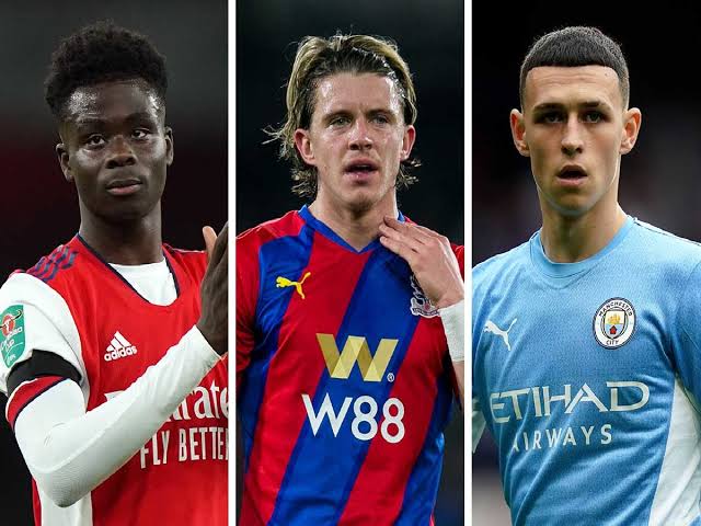 Foden, Saka and Gallagher Foden, Saka and Gallagher