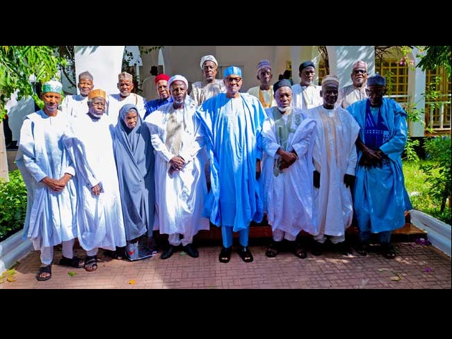 Buhari Reunites With Old Classmates Buhari Reunites With Old Classmates