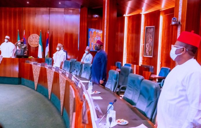 Buhari Meets APC Governors In Aso Rock Buhari Meets APC Governors In Aso Rock