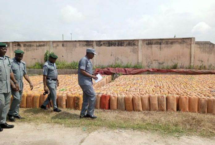 Customs Intercepts 119,940 Litres Of Petrol At Badagry Creeks
