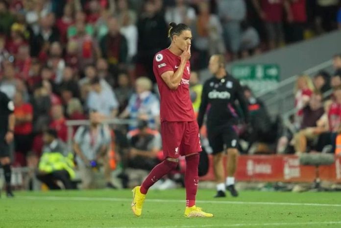 Nunez Dismissed As 10-Man Liverpool Hold Palace To 1-1 Draw