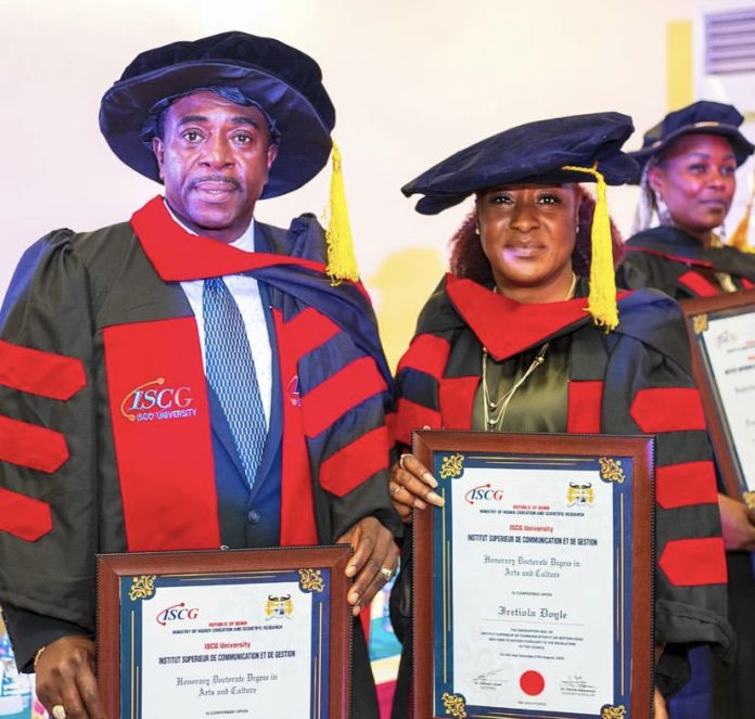 Ireti Doyle, Bob-Manuel Udokwu Bag Honorary Degrees