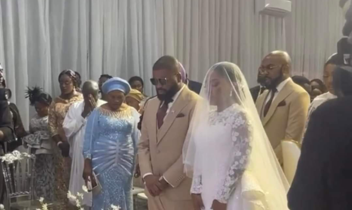 Mercy Chinwo And Partner Blessed Uzochikwa Stage Church Wedding
