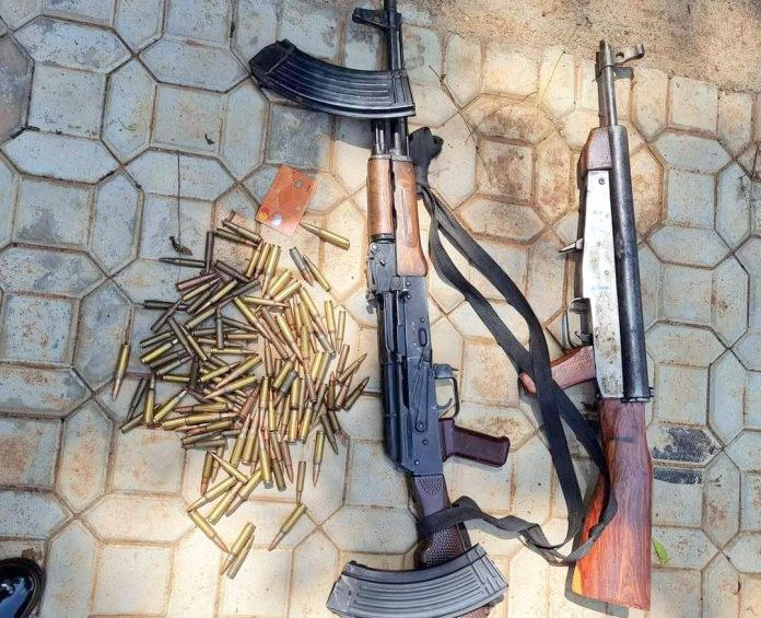 Police Raid Bandits' Camp In Kaduna, Recover Weapons 2 Police Raid Bandits' Camp In Kaduna, Recover Weapons 2