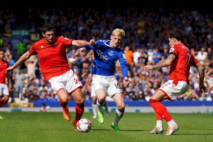 Late Gray Goal See Everton, Forest Split Points On Matchday 3