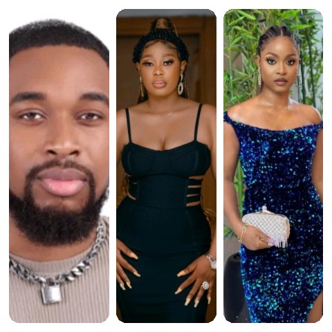 BBNaija S7 Shegz, Bella and Rachel