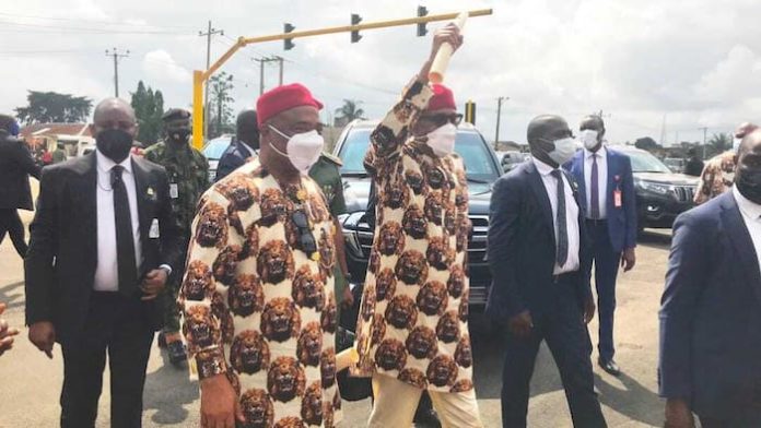 Pres Buhari arrives imo