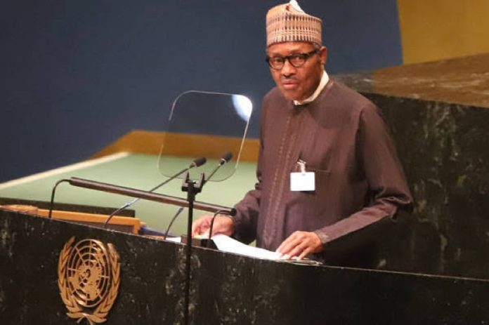 Buhari at UNGA 77